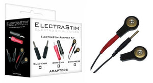 ElectraStim Adapter Kit 2mm to Press Stud, 2mm to 4mm or 4mm to 2mm Banana Plug Converter Kit Buy in Singapore LoveisLove U4Ria