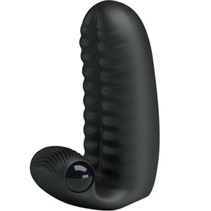 Pretty Love Abbott Double Finger Sleeve Vibrator Black For Her - Finger Sleeves  Buy Sex Toys in Singapore LoveisLove U4Ria