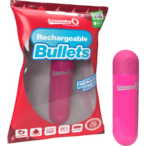 Screaming O Rechargeable Bullet Silver or Pink Buy in Singapore LoveisLove U4Ria