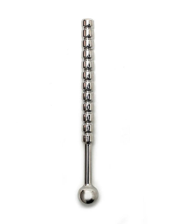 Rimba Stainless Steel Ribbed Hollow Urethral Plug RIM 8175