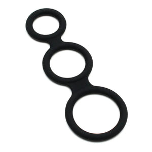 Rimba Triple Cock Ring Black Buy in Singapore LoveisLove U4Ria 