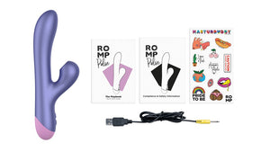 Romp Pulse Suction Rabbit Vibrator with Pleasure Air Technology Vibrators - Clit Stimulation & G-Spot Buy in Singapore LoveisLove U4Ria