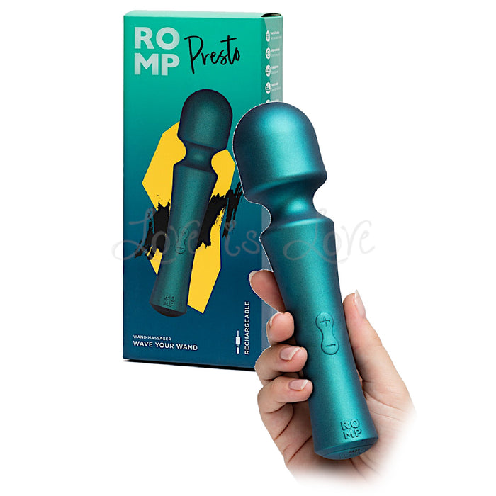 Romp Presto Rechargeable Wand Massager Vibrator