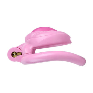 Pink Realistic Clitoris Chastity Cage with Flames Sexy Lips #212 Buy in Singapore LoveisLove U4Ria