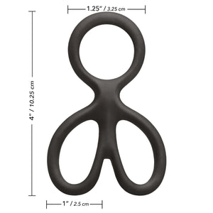 CalExotics Silicone Ball Spreader with Cock Ring Bondage - Cock & Ball Gear Buy in Singapore LoveisLove U4Ria