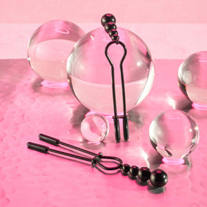 Selopa Beaded Nipple Clamps Stainless Steel Silver Rose Gold Black Chrome Nipple Toys - Nipple Clamps Buy in Singapore LoveisLove U4Ria 