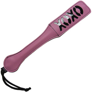 Sex & Mischief Impressions XOXO Paddle 12 Inch Black or Pink Bondage - Paddles/Spankers/Ticklers Buy in Singapore LoveisLove U4Ria