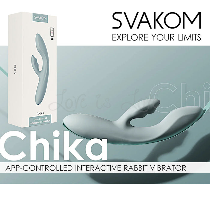 Svakom Chika App-Controlled Flexible Rabbit Vibrator