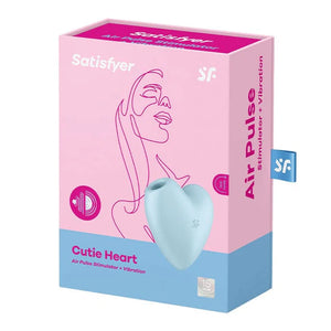 Satisfyer Cutie Heart Air Pulse Vibrator Light Red