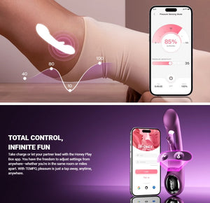 Honey Play Box Tempo Pressure Sensing App-Controlled Tapping G-Spot Vibrator Vibrators - G-Spot Vibrators Buy in Singapore LoveisLove U4Ria