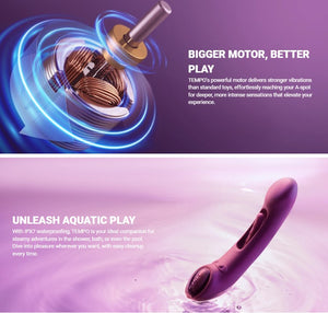 Honey Play Box Tempo Pressure Sensing App-Controlled Tapping G-Spot Vibrator Vibrators - G-Spot Vibrators Buy in Singapore LoveisLove U4Ria