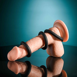 Selopa 3 Ring Circus Silicone Cock Ring Set Cock Rings - Cock & Ball Gear Buy in Singapore LoveisLove U4Ria