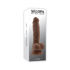 Selopa Natural Feel Realistic Dildo With Suction Cup 6.5 Inch Dark or Light Dildo - Realistic Dildos Buy in Singapore LoveisLove U4Ria