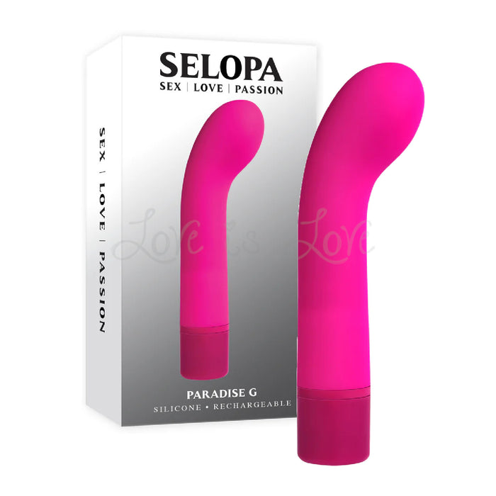 Selopa Paradise G Rechargeable Silicone G-Spot Vibrator Pink