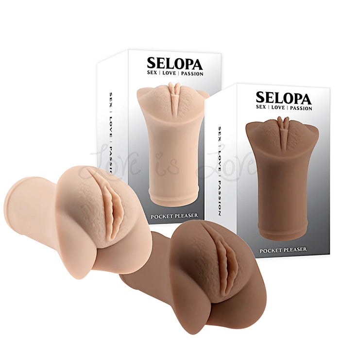 Selopa Pocket Pleaser Stroker Light or Dark