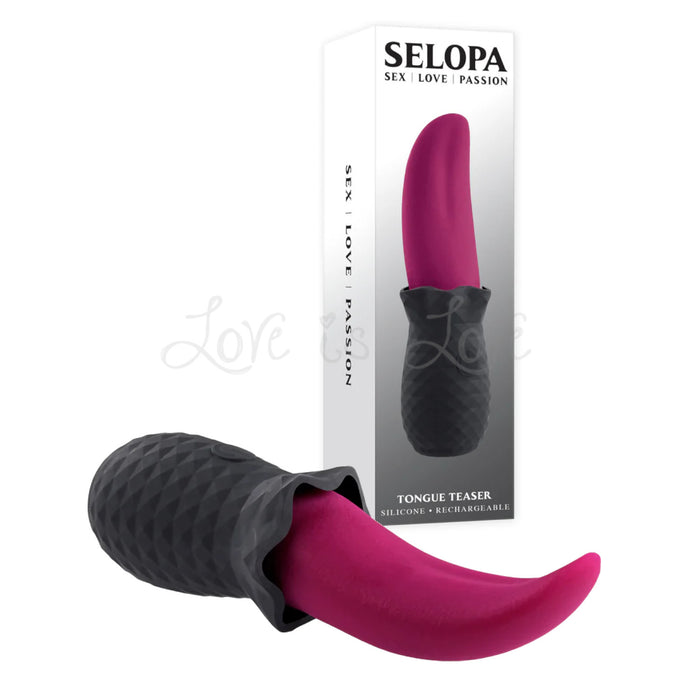 Selopa Tongue Teaser Rechargeable Silicone Vibrator