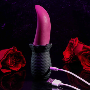 Selopa Tongue Teaser Rechargeable Silicone Vibrator Buy in Singapore LoveisLove U4Ria