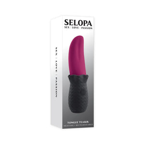 Selopa Tongue Teaser Rechargeable Silicone Vibrator Buy in Singapore LoveisLove U4Ria