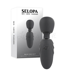 Selopa Buzz One Out Rechargeable Silicone Mini Wand Vibrator Buy in Singapore LoveisLove U4Ria