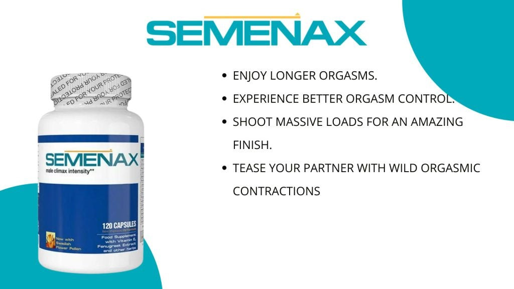 Semenax Pills Male Enhancement 120 Capsules Authorized Dealer