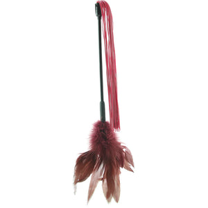 Sex & Mischief Enchanted Feather Tickler Dual-Ended Flogger Bondage - Paddles/Spankers/Ticklers Buy Sex Toys in Singapore LoveisLove U4Ria