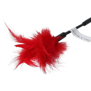 Sex & Mischief Bondage Feather Tickler Black or Red