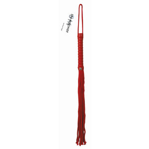 Sex & Mischief Red Rope Flogger 24 Inches