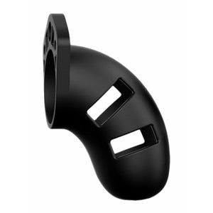 Shots ManCage Model 20 3.5 Inch Chastity Silicone Cock Cage Black Buy in Singapore LoveisLove U4Ria 