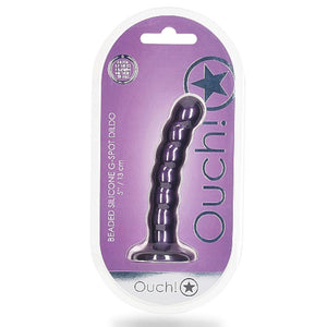 Shots Ouch! Beaded Silicone G-Spot Dildo 5 Inch Buy in Singapore LoveisLove U4Ria 