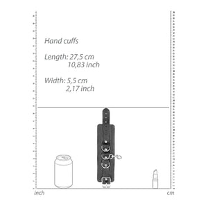 Shots Ouch! Black & White Bonded Leather Hogtie With Hand & Ankle Cuffs Buy in Singapore LoveisLove U4Ria 