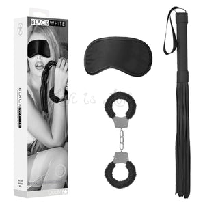 Shots Ouch! Black & White Introductory Bondage Kit #1 Buy in Singapore LoveisLove U4Ria 