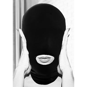 Shots Ouch! Black & White Submission Mask with Open Mouth Buy in Singapore LoveisLove U4Ria 