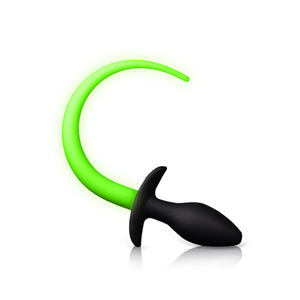 Shots Ouch! Glow in the Dark Silicone Puppy Tail Plug Buy in Singapore LoveisLove U4Ria 