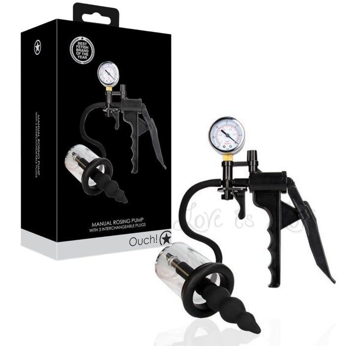 Shots Ouch! Manual Rosing Pump Black