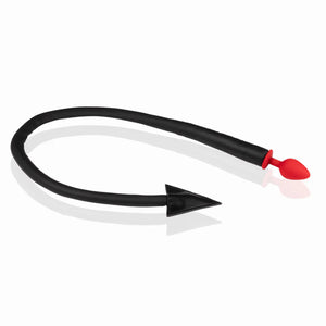 Shots Ouch! Silicone Anal Plug Devil's Tail Black/Red Buy in Singapore LoveisLove U4Ria 