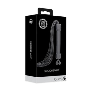 Shots Ouch! Beginners Silicone Whip Black Buy in Singapore LoveisLove U4Ria 