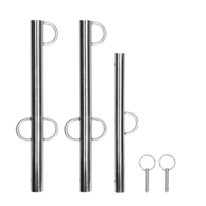 Shots Ouch! Spreader Bar with Multiple Hooks Silver Buy in Singapore LoveisLove U4Ria 