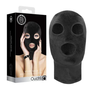 Shots Ouch! Velvet Mask with Eye and Mouth Opening Buy in Singapore LoveisLove U4Ria 