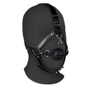 Shots Ouch! Xtreme Head Harness with Breathable Ball Gag and Nose Hooks Bondage - Ball & Bit Gags Buy Sex Toys in Singapore LoveisLove U4Ria