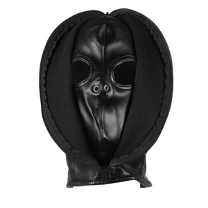 Shots Ouch! Xtreme Zip-up Bondage Mask Black Buy in Singapore LoveisLove U4Ria 