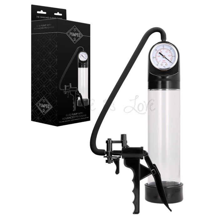 Shots Pumped Elite Pump with Advanced PSI Gauge