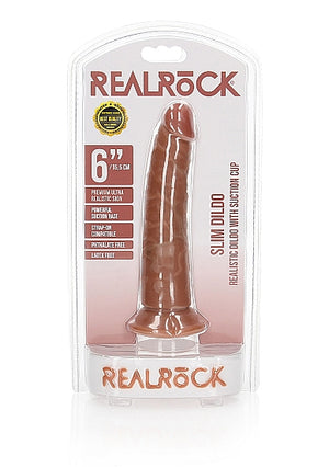 Shots RealRock Slim Realistic Dildo With Suction Cup