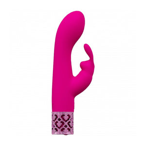 Shots Royal Gems Royal Rabbit Silicone Rechargeable Vibrator Pink Buy in Singapore LoveisLove U4Ria 