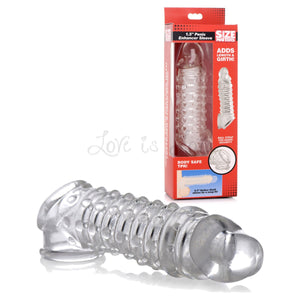 Size Matters Penis Enhancer Sleeve 1.5 Inch Clear Buy in Singapore LoveisLove U4Ria 