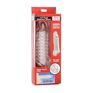 Size Matters Penis Enhancer Sleeve 1.5 Inch Clear Buy in Singapore LoveisLove U4Ria 