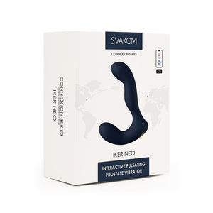 Svakom Iker Neo Interactive Pulsating Prostate and Perineum Vibrator Award-Winning & Famous - Svakom Buy Sex Toys in Singapore LoveisLove U4Ria