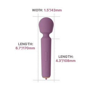 Svakom Mini Emma Neo Interactive Compact Wand Vibrator Romantic Rose Award-Winning & Famous - Svakom Buy Sex Toys in Singapore LoveisLove U4Ria