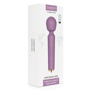 Svakom Mini Emma Neo Interactive Compact Wand Vibrator Romantic Rose Award-Winning & Famous - Svakom Buy Sex Toys in Singapore LoveisLove U4Ria