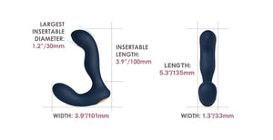 Svakom Iker Neo Interactive Pulsating Prostate and Perineum Vibrator