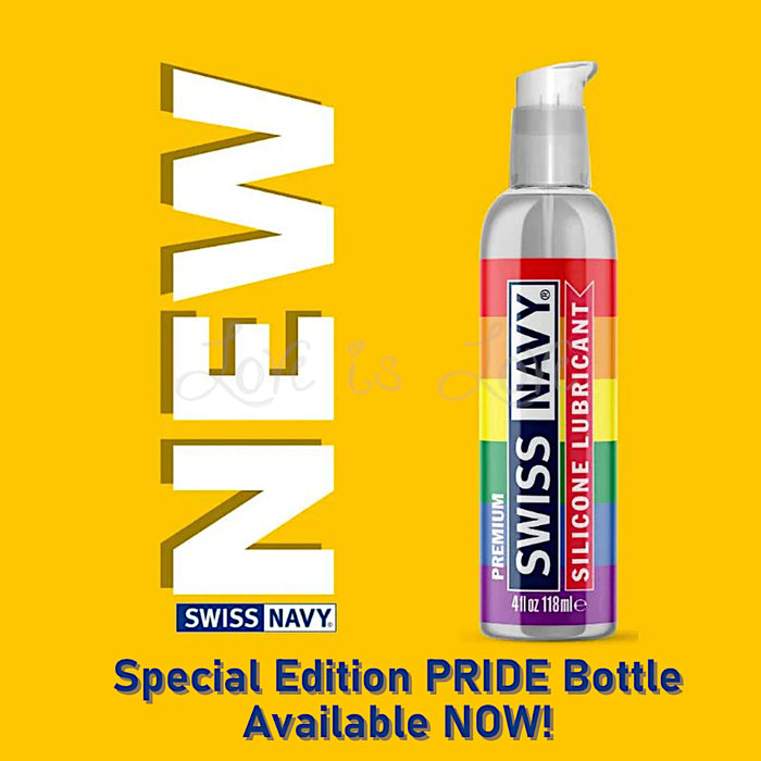 Swiss Navy Premium Silicone Pride Lubricant 4 oz (Special Edition)